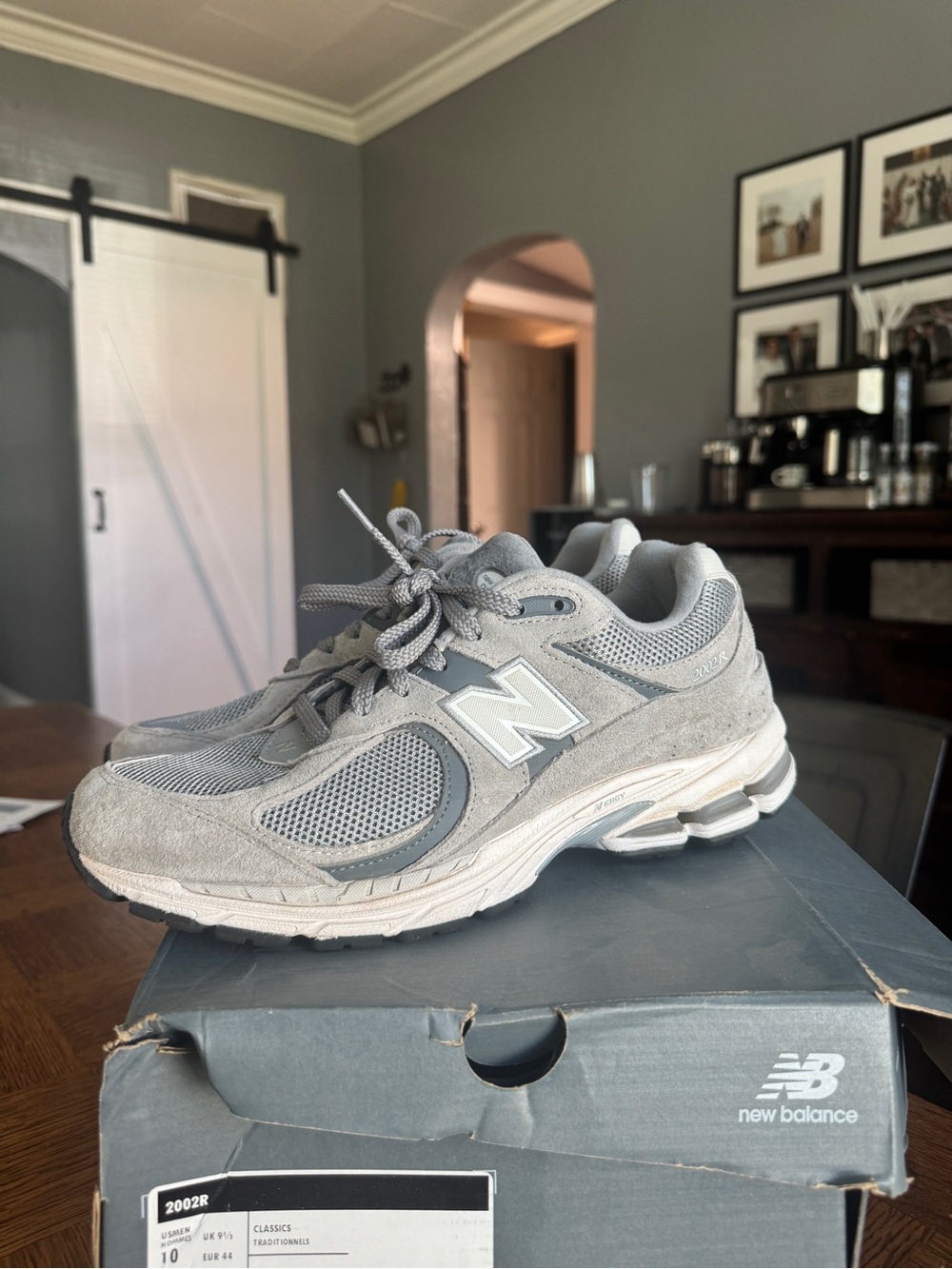 New Balance Grey Men's Athletic Sneakers